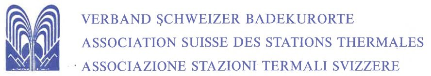 Erstes Logo Verband Schweizer Badekurorte 1970