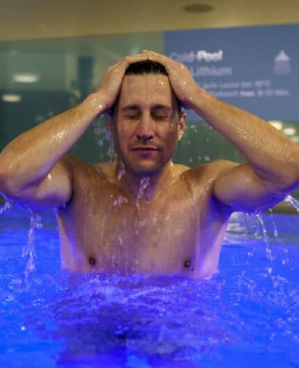 Impressionen aus der Therme Bad Zurzach. Hier im Cold-Pool.